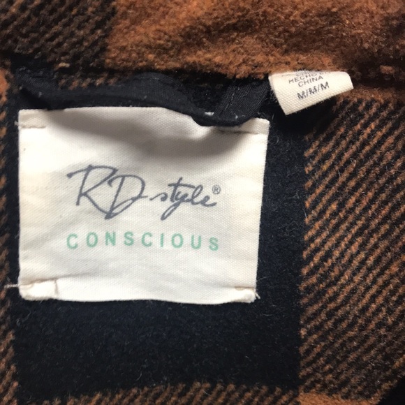 RD Style The Snap Button plaid jacket - Picture 5 of 9